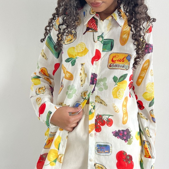 Lisa Says Gah Tessa Italian Summer button down - Picture 13 of 16